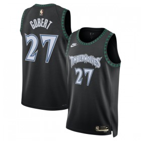 Maillot Homme Minnesota Timberwolves Rudy Gobert 2025-26 Nike Classic Edition Noir Swingman